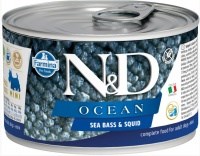 N&D влажный корм для собак океан, Сибас и кальмар мини /N&D DOG OCEAN SEA BASS & SQUID MINI 140 гр - фото 10074
