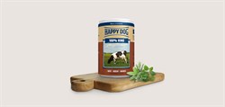 HAPPY DOG  влажный корм для собак 100% мясо говядина , 400 гр - фото 10131