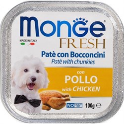Monge Dog Fresh консервы для собак курица 100 гр - фото 10215