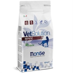 Monge VetSolution Cat Hepatic диета для кошек Гепатик 1,5 кг - фото 10247