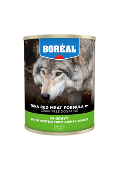 Boreal влажный корм для собак, красное мясо тунца в соусе для собак, 355гр.х12шт - фото 10321