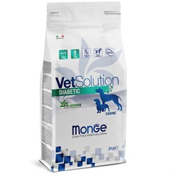 Monge VetSolution Dog Diabetic диета для собак Диабетик  2 кг - фото 10331