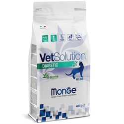Monge VetSolution Cat Diabetic сухой корм диета для кошек, страдающих сахарным диабетом 400 гр x 3 шт - фото 10360