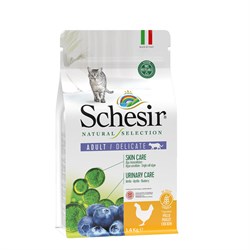 SCHESIR NS Grain-Free Monoprotein Сухой корм для кошек с курицей 1,4кг - фото 10369