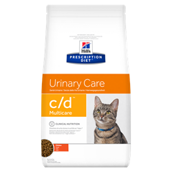 Hill's PD c/d Multicare Urinary Care сухой корм диетический для кошек при мочекаменной болезни с курицей  1,5 кг - фото 10417