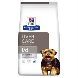 Hill's Prescription Diet l/d Liver Care Сухой диетический корм для собак при заболеваниях печени, 2 кг - фото 10448