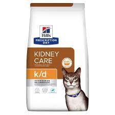 Hill's Prescription Diet Cat k/d Kidney Care сухой  корм для кошек при заболеваниях почек и почечной недостаточности, с курицей 3 кг - фото 10526