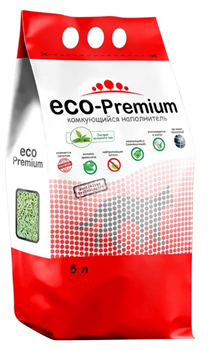 ECO-Premium Зеленый чай Наполнитель Комкующийся 5 л - фото 10579