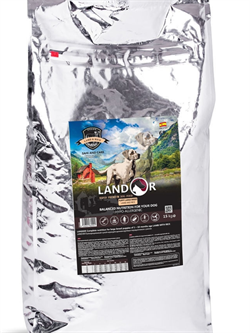 LANDOR Puppy Large Breed Ягненок с рисом сухой корм для щенков крупных пород 15 кг - фото 11460