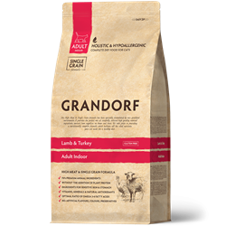 GRANDORF CAT Lamb&Turkey INDOOR (Ягненок с индейкой для кошек) 8 кг. - фото 11847