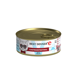 Консервы для кошек Best Dinner Gastro Intestinal "Дичь" Exclusive VET PROFI 100 гр - фото 12097