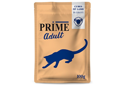 PRIME пауч 100г Кусочки из ягненка в бульоне, для кошек ZB260535 - фото 12465
