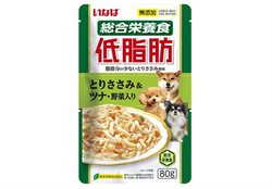 INABA ТЭИСИБО пауч 80гр желе куриное филе и тунец кацуо с овощ., д/собак  ZB615979 - фото 12498