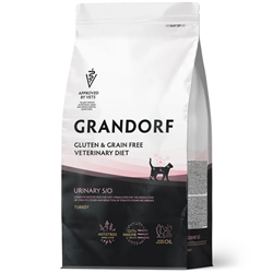 GRANDORF VETERINARY DIET TURKEY (Индейка) URINARY S/O MODERATE CALORIE 2 кг - полнорационный диетический сухой корм для кошек, разработанный для растворения струвитных камней и снижения риска их повторного образования ZB853236 - фото 12523