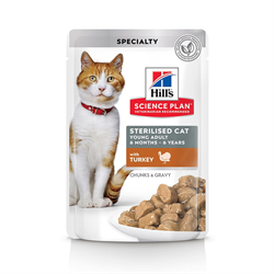 HILL'S КОРМ SP ПАУЧ Д/СТЕР. КОШ. 6М-6Л (ФОР) 85гр  ZB376707 - фото 12524