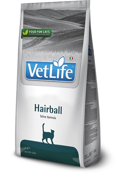 Вет Лайф корм для взрослых кошек для выведения шерстяных комочков Vet Life Cat Hairball, 400 гр MZB021717 - фото 13524