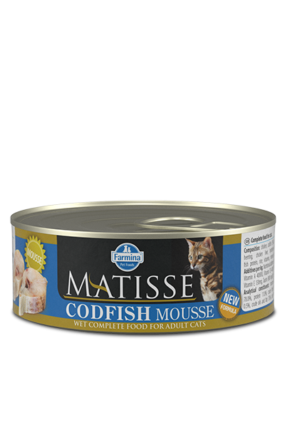 Консервы Matisse Mousse Codfish, мусс с треской для кошек, 300 гр MZB105926 - фото 13546