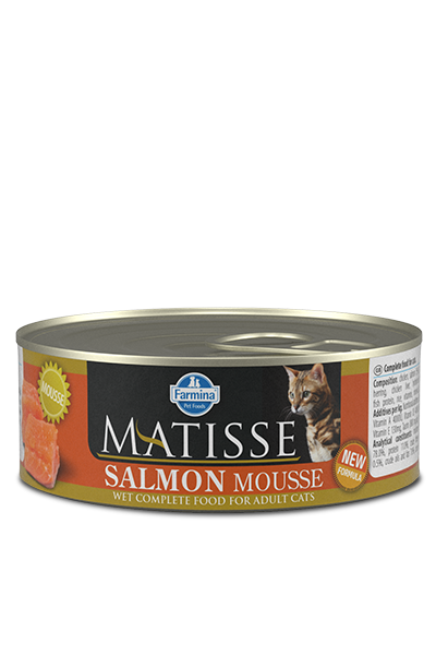 Консервы Matisse Mousse Salmon, мусс с лососем для кошек, 85 гр MZB102727 - фото 13552