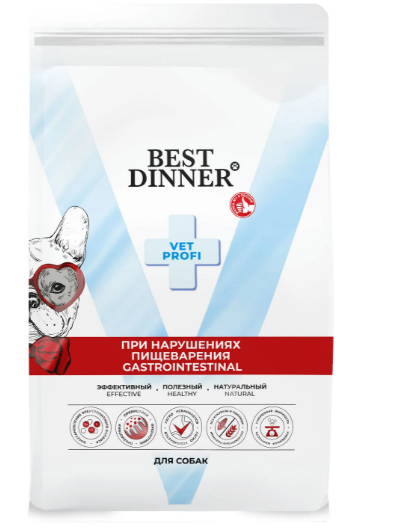 Best Dinner Vet Profi Gastrointestinal сухой корм для  взрослых собак при нарушениях пищеварения, 2 кг MZB406258 - фото 13870