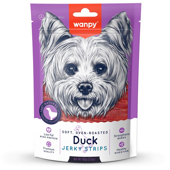 Wanpy Dog утиная соломка, 100 гр MZB820123 - фото 14092