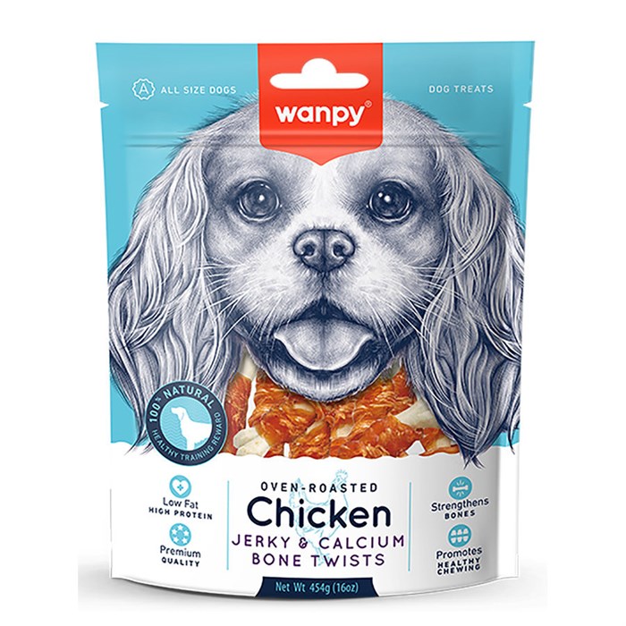 Wanpy Dog Лакомство для собак «Косточки из курицы», 100 гр MZB810353 - фото 14198