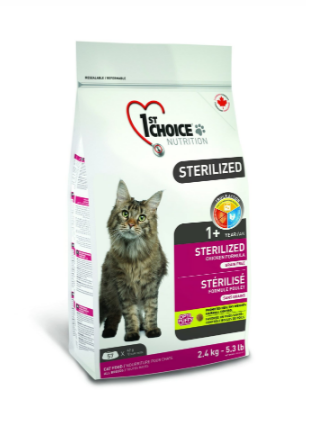 1st CHOICE корм для стерилизованных кошек Sterilized, курица с бататом, 320 гр MZB266000 - фото 14302