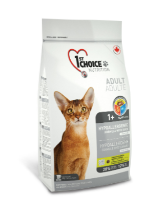 1st CHOICE корм для кошек гипоаллергенный без зерна, утка с картофелем, 350 гр MZB264006 - фото 14311