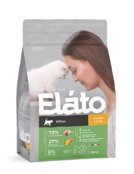 Elato Holistic корм для котят с курицей и уткой, 300 гр MZB100892 - фото 15607