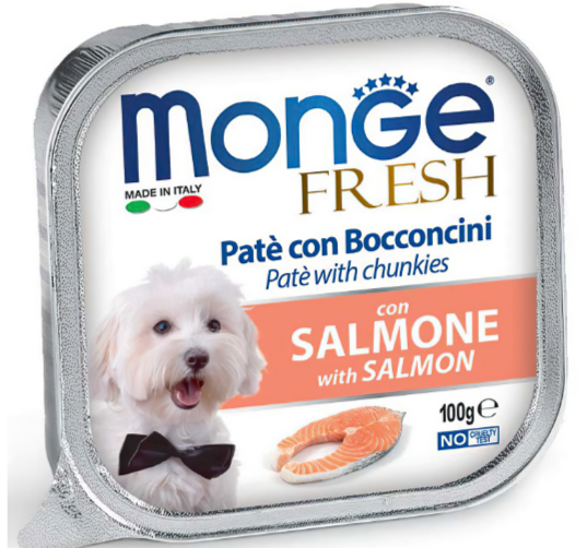 Monge Dog Fresh консервы для собак лосось, 100 гр MZB013086 - фото 15907