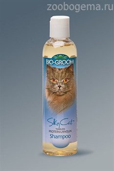 Bio-Groom Silky Cat Shampoo кондиционирующий шампунь для кошек с протеином и ланолином 237 мл - фото 4630