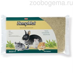 PA HEMP MAT коврик из пенькового волокна для мелких домашних животных, кроликов, грызунов большой  (50 х 115 см) - фото 4660