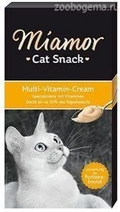 MIAMOR Cat Snack Cream  Multi-Vitamin Кремовое лакомство мультивитамин Влажный корм для кошек - фото 4666