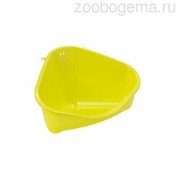 Туалет для грызунов pet's corner угловой большой, 49х33х26, лимонно-желтый (pet's corner large) MOD-R300-329 - фото 4670