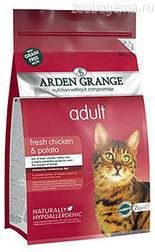 Ардэн Грэньдж Корм сухой беззерновой, для взрослых кошек, с курицей и картофелем (0,4 кг.) AG Adult Cat  (GF) Chicken & Potato - фото 4855