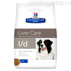 Hill's PD L/d Liver Care Сухой диетический корм для собак при заболеваниях печени 2 кг - фото 4953