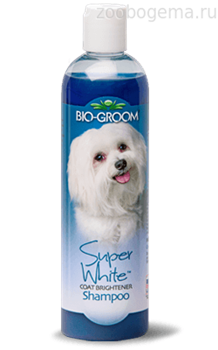 Bio-Groom Super White Shampoo шампунь для собак белого и светлых окрасов 355 мл - фото 5354