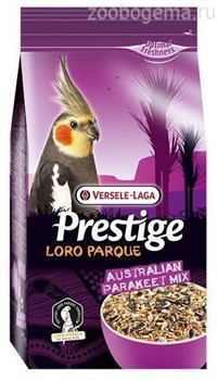 VERSELE-LAGA корм для средних попугаев Prestige PREMIUM Australian Parakeet Loro Parque Mix 1 кг - фото 5424