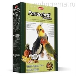 Padovan  Корм  GRANDMIX Parrocchetti  комплексный основной корм для средних попугаев 850 г - фото 5430