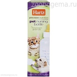 Бутылочка с соской для вскармливания щенков, котят, и мелких животных Hartz - фото 5517