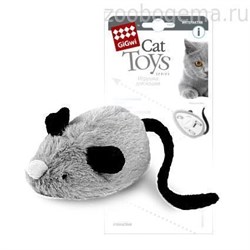 GiGwi Игрушка для кошки Интерактивная мышка.Размер: 19 см. - фото 6044