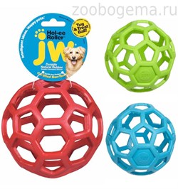 Игрушка д/собак - Мяч сетчатый, каучук, очень маленькая Hol-ee Roller Dog Toys mini - фото 6154