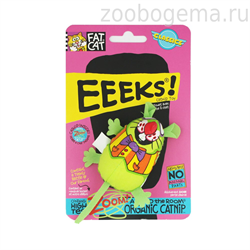 Игрушка д/кошек- "Нарядная мышка", мягкая, Eeeks Cat Toy (650384) - фото 6264