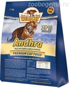 Wildcat Andhra (рыба и сладкий картофель) 3 кг - фото 6386