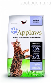 APPLAWS Dry Cat Chicken with Duck / курица с уткой - фото 6861