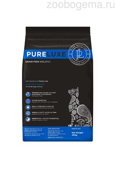 PureLuxe для привередливых кошек с курицей, 400г - фото 7186