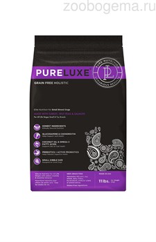 PureLuxe для собак мелких пород с индейкой, горошком и лососем, 1,81 кг - фото 7480