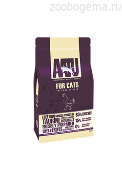 Корм для кошек Курица 85/15 (AATU CAT CHICKEN) ACCAT3 | AATU CAT CHICKEN | 3.0kg | SKU: 20885 | AATU - фото 7506