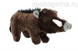 MIGHTY Супер прочная игрушка для собак "Сафари" Бородавочник, коричневый, прочность 8/10 - фото 7585