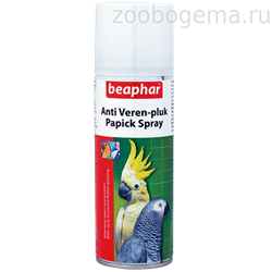 BEAPHAR Спрей Anti Veren-pluk Papick Spray против выдергивания перьев у птиц - фото 7669