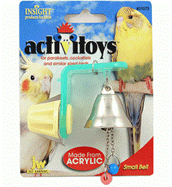 Игрушка д/птиц - Колокольчик, Small Bell Toy for birds - фото 7810